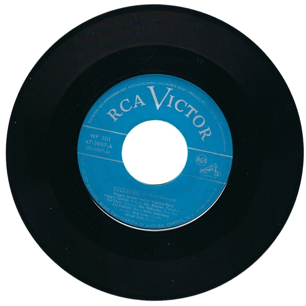 Mugsy Spanier - Eccentric  / Livery Stable Blues - RCA Victor 45 RPM Jazz Vinyl